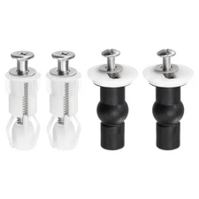 Toilet Seat Hinge Fixings, Plastic Toilet Seat Screws and Bolts