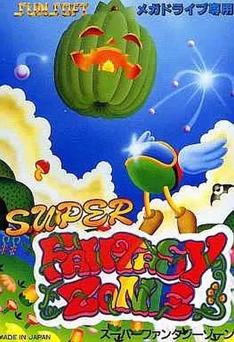 Mega Drive Software Super Fantasy Zone Condition Rom Cassette Difficult