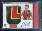 KEVIN HUERTER 2018-19 NATIONAL TREASURES ROOKIE PATCH AUTO HORIZONTAL RC 6/49