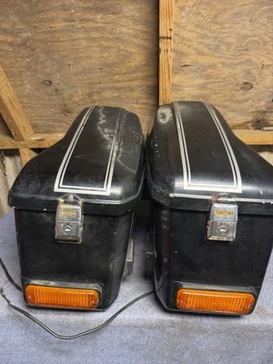 '83 GOLDWING GL1100 GL 1100 ASPENCADE SADDLE BAGS HARD LUGGAGE HONDA PAIR