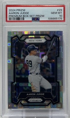 Aaron Judge PSA 10- 2024 Panini Prizm ‘Premium Box Set’ /199 -Yankees Captain