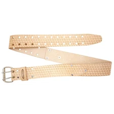 2 In. Leather Work Belt in Saddle Leather