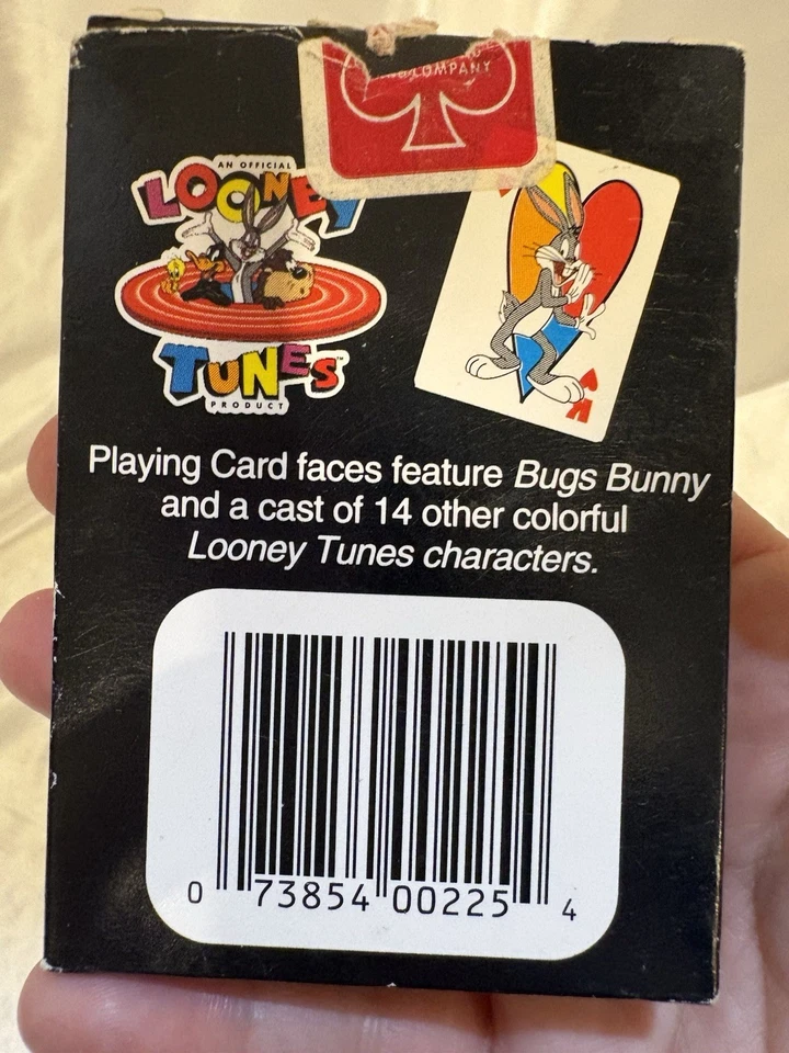 Cartas de baralho vintage 1994 Warner Bros Looney Tunes - Imagem 2 de 4