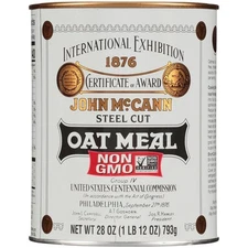 McCann's Irish Oatmeal, Traditional Steel Cut, 28 1.75 Pound (Pack of 6) 