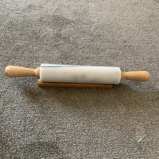Professional Kitchen 18&rdquo; Marble Rolling Pin and Stand Very Good Condition Boxed