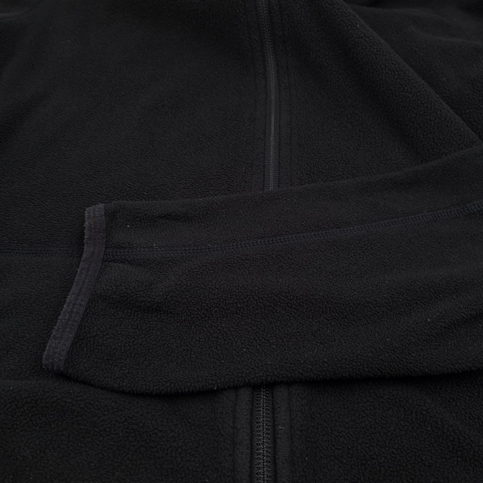 The North Face Fleece Jacket Black Hooded Microfleece Zip Up Women Tf2 Size M thumbnail 9
