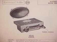 1953 MERCURY CUSTOM MONTEREY CONVERTIBLE AM RADIO SERVICE SHOP MANUAL BROCHURE 1