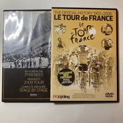 Job Lot Official Tour De France DVDs History Highlights Sean Kelly Phil  Liggett UK