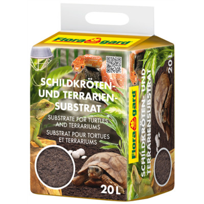 Floragard Schildkrötensubstrat Terrariensubstrat Schildkröteerde Terrarienerde