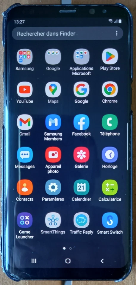 Smartphone Samsung Galaxy S8+ Dual SIM Noir Black SM-G955F - Photo 2/3