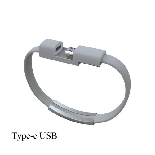 Bracelet Wrist Band USB Charging Charger Data Cable Cord For iPhone/Android - Picture 17 of 18