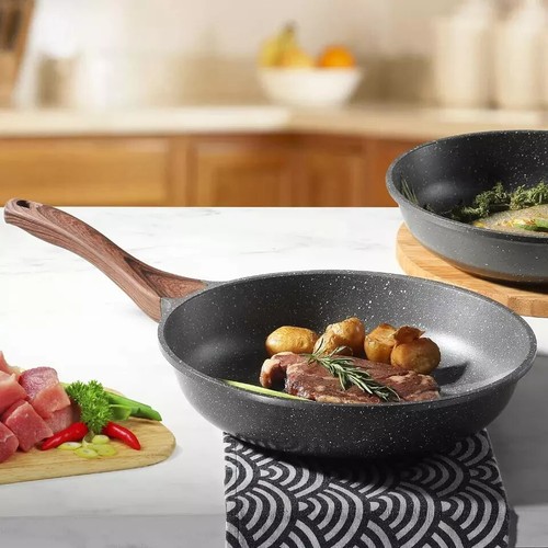 SENSARTE Nonstick Frying Pan Skillet, Swiss Granite Coating Omelette Pan, Health - Picture 7 of 8