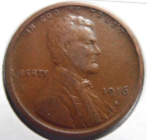 1916 S Lincoln Cent, VERY FINE +  (16SSA2)