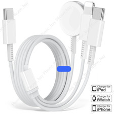 For Apple Watch Charger Upgraded 3 in 1 USB-C Charger For iPhone 16 15 14 13 12