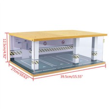 1:24 Car Parking Lot Model Scenery Background Garage Display Case Home Decor USA