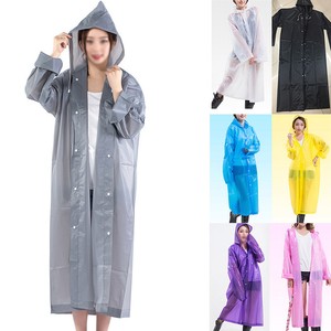 full length clear raincoat