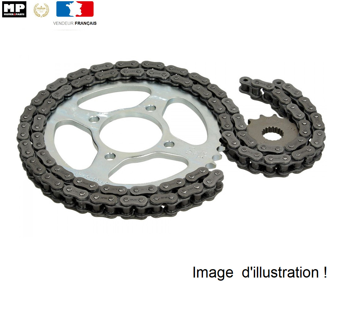 Kit chaine renforcé Honda XL 600 Transalp 1987-1988 transmission acier