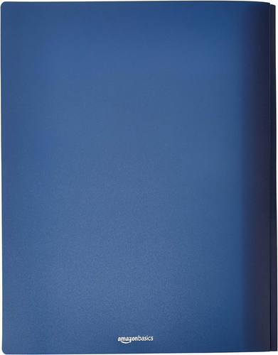 Letter Size Clear Front Poly Report Cover with Metal Prong - 25-Pack, Assorted B - Picture 5 of 6