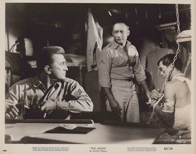 Kirk Douglas + Nick Adams in The Hook (1963)   Vintage Photo M 332
