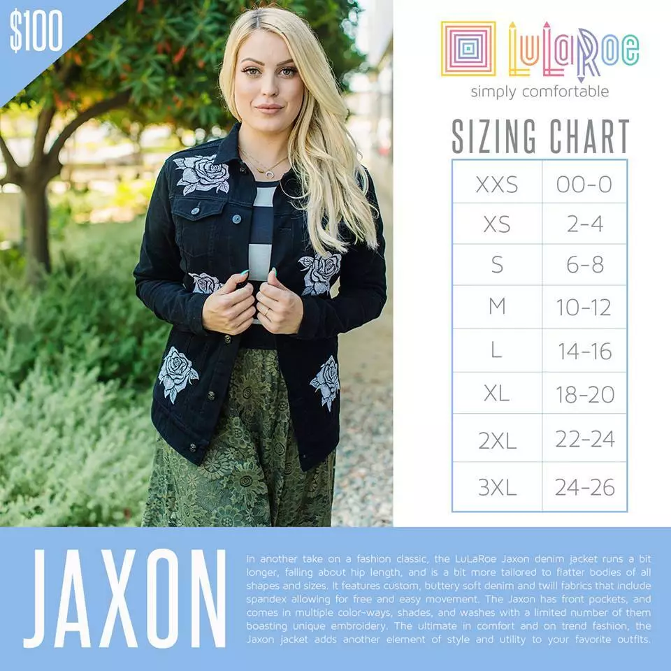 LuLaRoe Denim Gold Stars JAXON JEAN JACKET BRAND NEW WT Size S