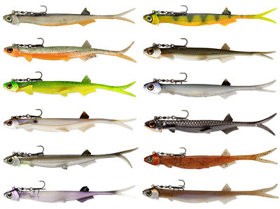 Quantum Pelagic Shad Set 60g 21cm - 1 Gummifisch montiert, pelagischer Köder