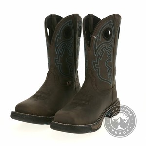 justin men's stampede wellington work boots