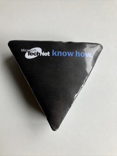 Vintage Microsoft TECHNET Promotion Launch Tee Shirt Shrink Wrap Triangle Sealed - Picture 9 of 13