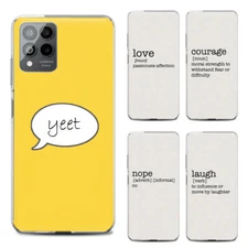 For T-Mobile Revvl 6, 6 Pro 5G Phone Case, Tempered Glass L14