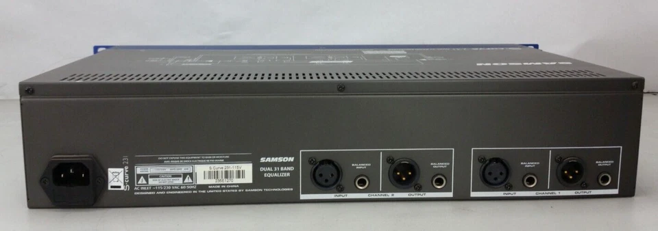 SAMSON S curve 231 graphic equalizer Dual 31 band - Image 3 of 4