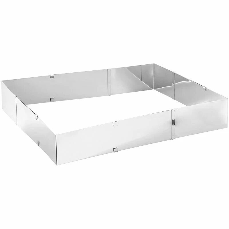 Edelstahl-Backrahmen, rechteckig, verstellbar auf maximal 47 x 38 cm - Bild 4 von 4