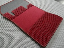 $$$ Rips Fußmatten passend für Audi Cabriolet 1991 - 2000 + ROT + Maß + NEU $$$