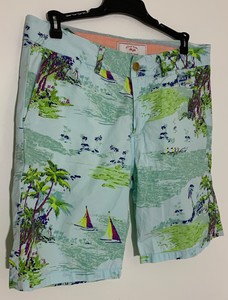 tropical print shorts mens