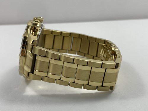 Bulova Classic Diamonds Chronograph Quartz Gold Tone Steel Men's Watch 98E113 - Picture 13 of 16