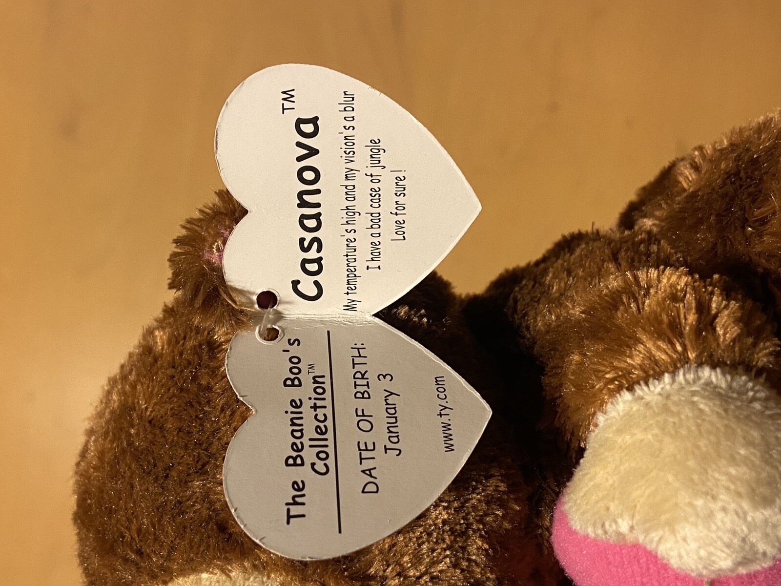 casanova beanie baby value