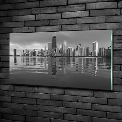 Wandbild aus Plexiglas  Druck auf Acryl 100x50 Chicago