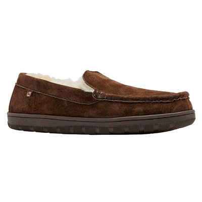 Lamo Harrison Wool Men's Slippers Chocolate - 12 Medium