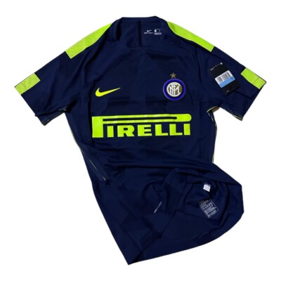Men's Inter Milan Jersey Soccer Football Player Issue Third 17/18