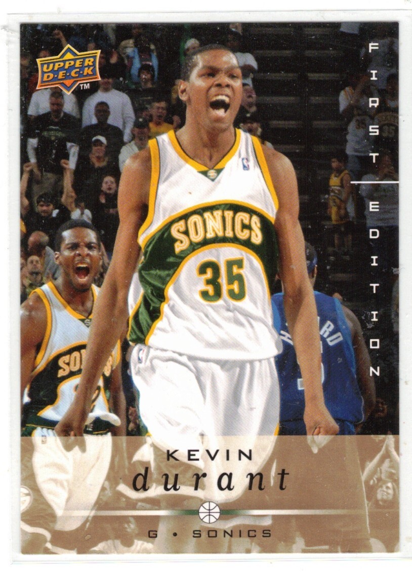 2008-09 UPPER DECK FIRST EDITION (GOLD) KEVIN DURANT #177 SWEET!