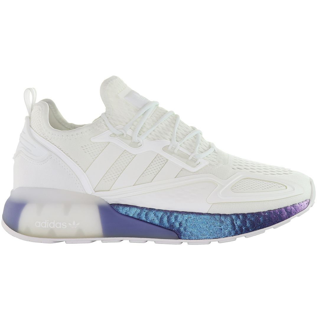 Adidas ZX 2K Boost Mens White Trainers UK