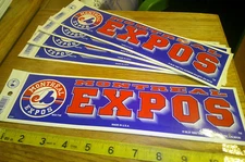 5  1993 Montreal Expos  bumper stickers by Tag Express
