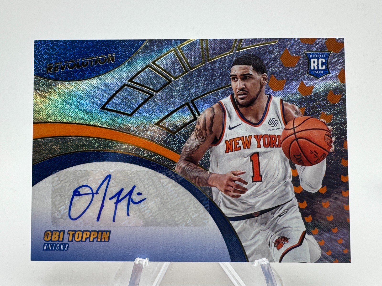 2020-21 Revolution Basketball OBI TOPPIN Rookie Auto #RAOT Packers Knicks