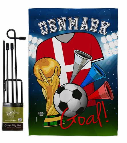 Copa Mundial Dinamarca Fútbol Jardín Bandera Deportes Decorativo Regalo Patio Casa Banner - Imagen 7 de 17