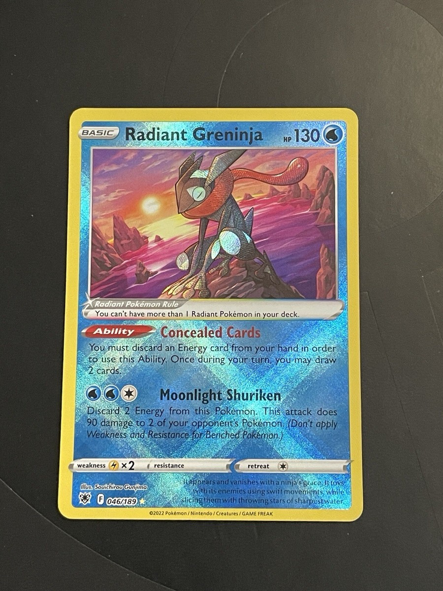 Radiant Greninja (Shiny) 46/189 Holo Rare Astral Radiance Pokemon TCG NM
