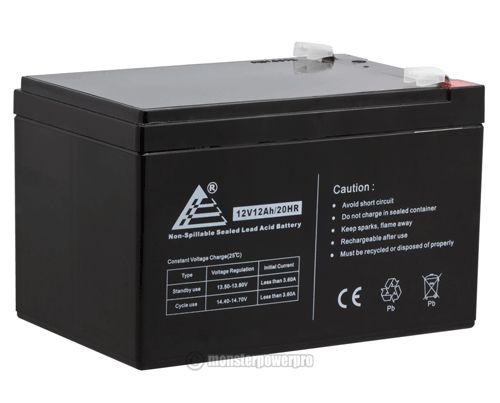 12V 12AH Battery for RBC4 RBC 4 RBC6 RBC 6 D5775 BP1000 Scooter replaces UB12120 - Picture 2 of 10