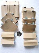 Ledges /shelves / cage ledges Poplar Wood - 12 Piece Cage Pack 