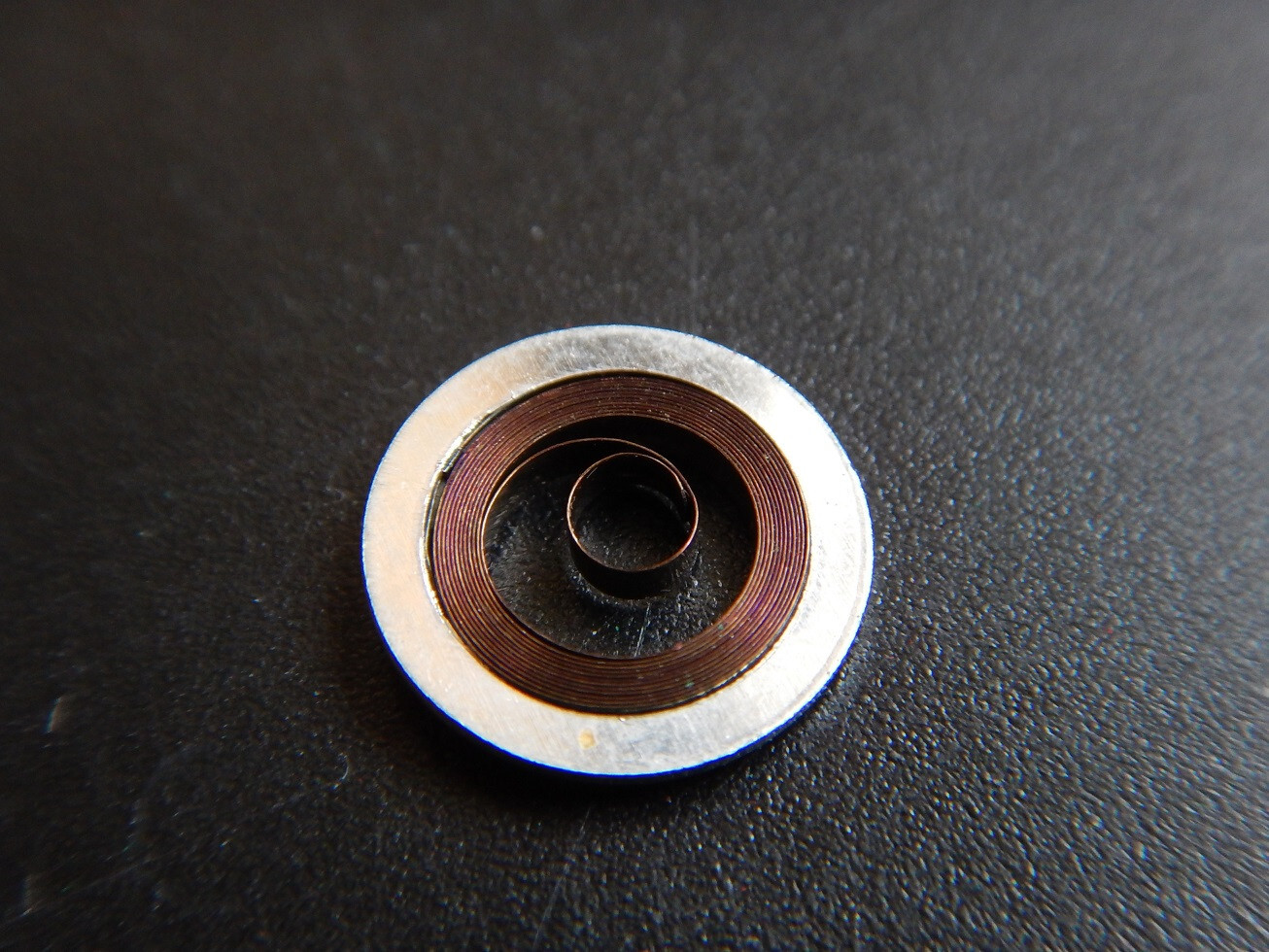 Ressort à Ailettes Manuel Zenith 40 126 (type T) - Neuf, Acier Suisse, Pour Calibres 126-5/6