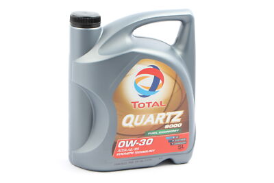 Original TOTAL Motoröl Quartz 9000 Fuel Economy 0W30 5 Liter ACEA A5/B5 API SL