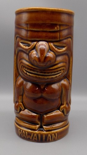 BarConic Tiki Bar Glass Hawaii Cup Mug 12 Ounce Hawaiian Products Barware - Picture 1 of 7