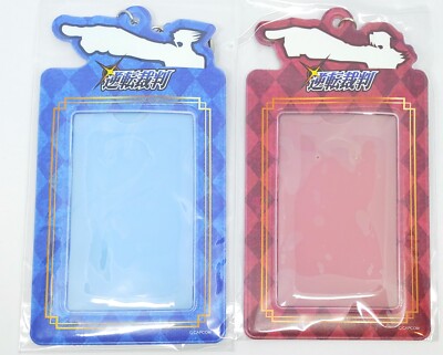 Ace Attorney Phoenix Wright Miles Edgeworth Instax Photo Holder Set Capcom Store