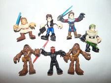 7) Playskool Imaginext Star Wars Figures Chewbacca Weapons +++